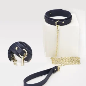 Roomfun 仿皮項圈牽引組 ZW-094B白底圖