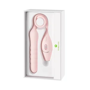 KISSTOY Cathy III APP 遙控雙重刺激推吸按摩棒 粉色