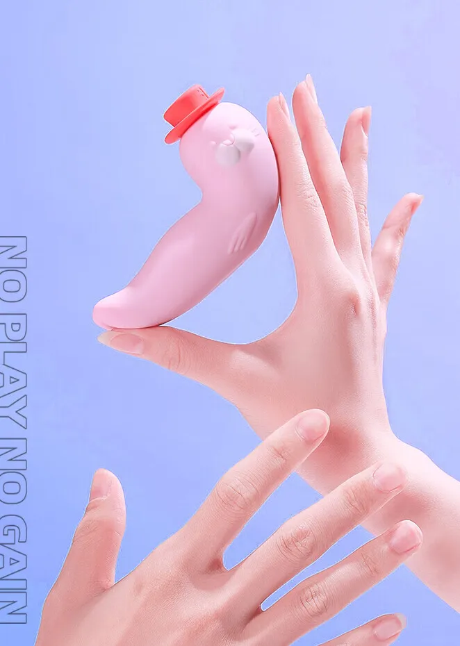 KISSTOY Cutevibe Franky 小海豹震動器 粉色