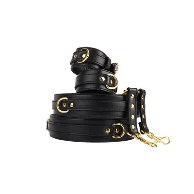 CHISA – Wrist to Thigh Cuff Set 高級手扣 × 大腿扣套裝 黑色/紅色 4 CHISA 手扣大腿扣套裝 Wrist to Thigh Cuff