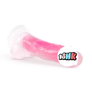 Blush Neo Elite Paradise Glow 深霓虹粉紅假陽具正面視圖