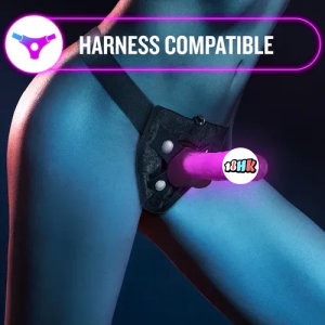 Blush Neo Elite Paradise Glow 深霓虹粉紅假陽具正面視圖