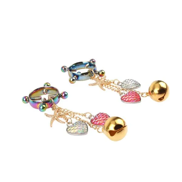 CHISA Naughty Nipple Grips 心形吊墜乳頭夾 2 CHISA - Naughty Nipple Grips 心形吊墜乳頭夾