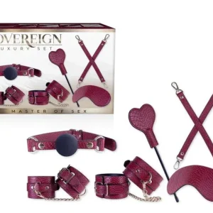 SOVEREIGN BDSM豪華套裝 酒紅色
