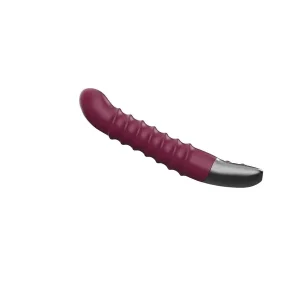 TITANA 360度上下旋轉震動棒 寶石紅色