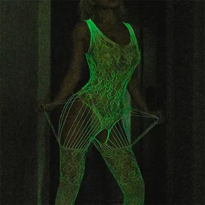 夜光透視連身網衣 Cosplay