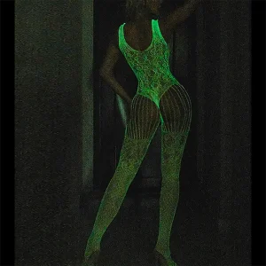 夜光透視連身網衣 Cosplay